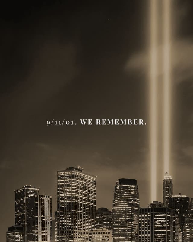 9/11/01. We remember.
